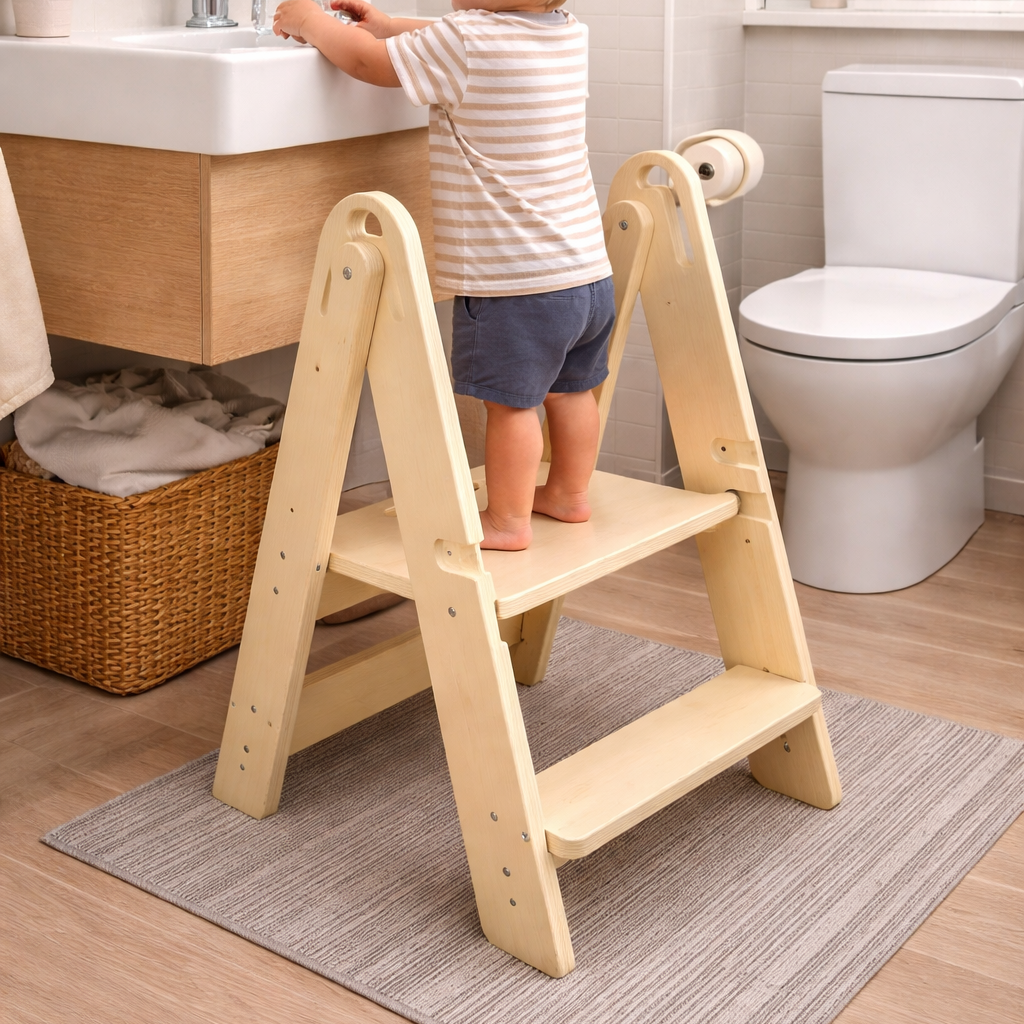 שרפרף עץ ליבנה מתקפל